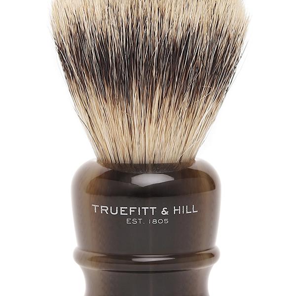 Truefitt and Hill Faux Horn Super Handmade Shaving Brush Wellington Luxury Essential Grooming Collection For Men 1's - Shaving Brushes