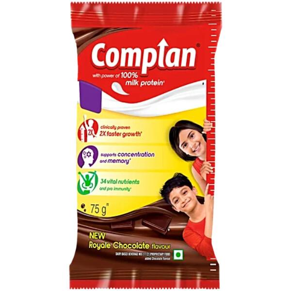 Netmeds | Complan Nutrition and Health Drink - Royale Chocolate (Sachet) 75 g