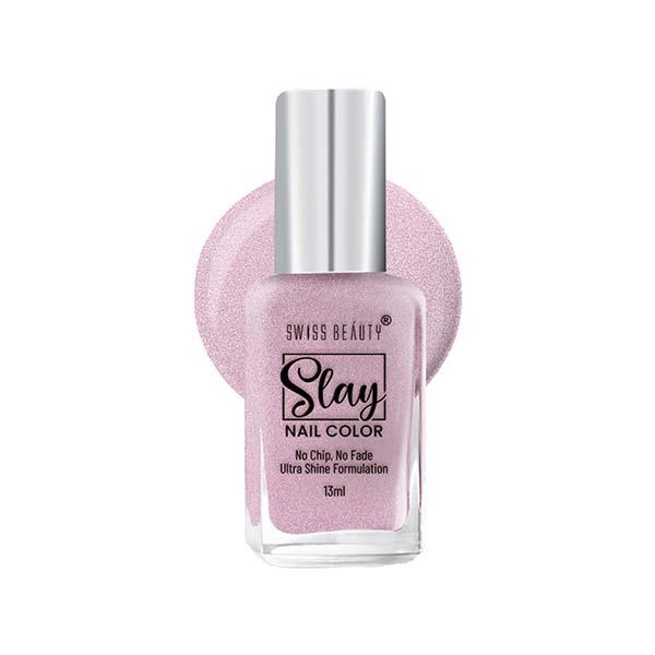 Swiss Beauty Slay Nail Color, Shade - Sheer Elegance 13 gm - Nail Polish