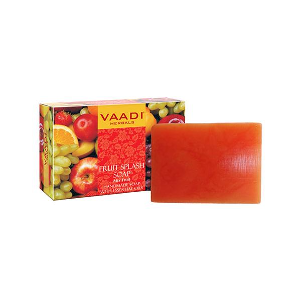 Netmeds | Vaadi Herbals Handmade Soap - Fruit Splash Mix Fruit 75 gm
