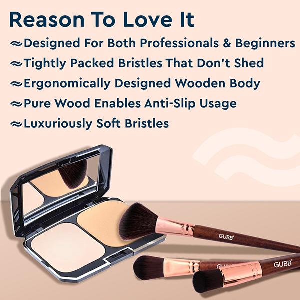 Gubb Buffer Brush, Foundation Brush & Powder Brush 1's - Face Brush