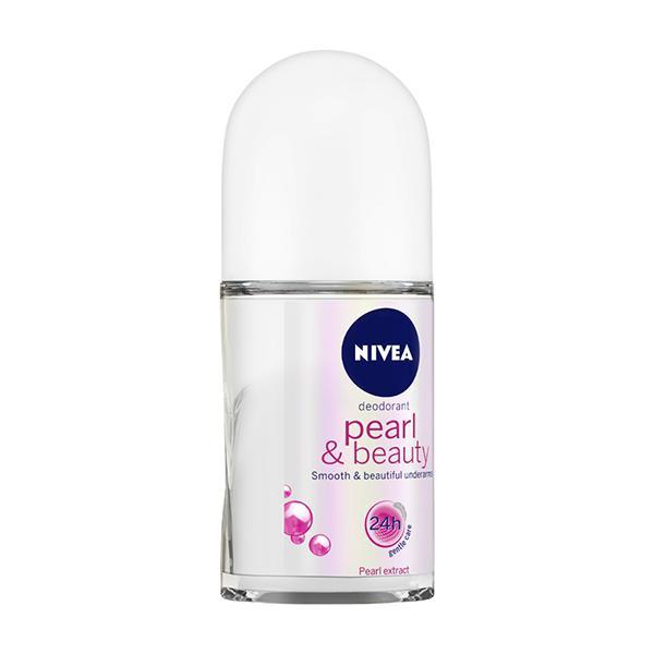 Nivea Pearl & Beauty Roll On Deodorant 72H 50 ml - Deodorants/Roll-Ons