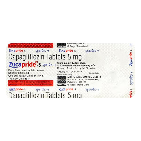 ZUCAPRIDE 5 Tablet 10's - Diabetes-Ant