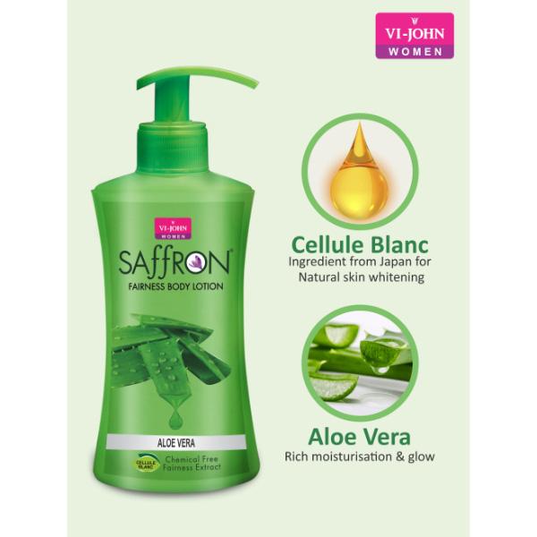 Vi-John Women Fairness Body Lotion Combo (Red Apple + Aloe vera + Cocoa Butter) Pack of 3 x 250 ml - Lotions & Creams