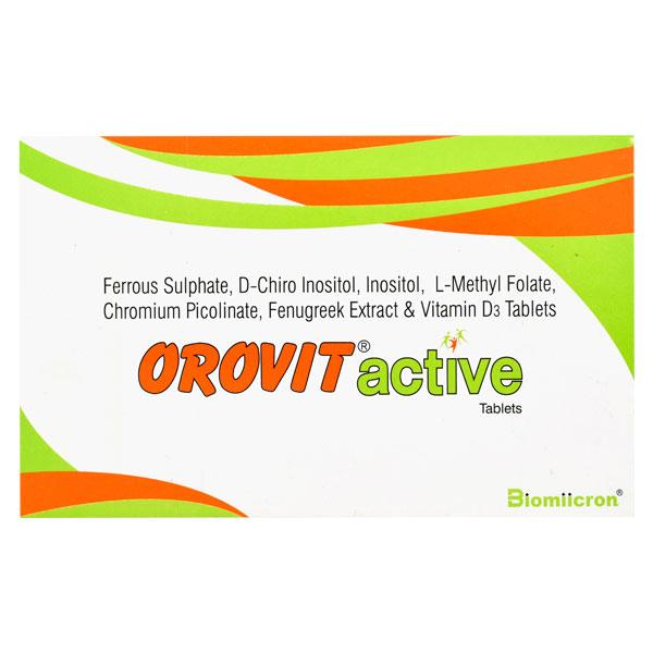 Orovit Active Tablet 10'S - Supplements-Sup