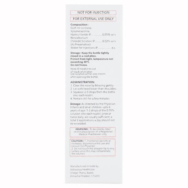 OTRIFRESH MINI 0.05% Nasal Drops 10ml - Nasal Congestion-Nas