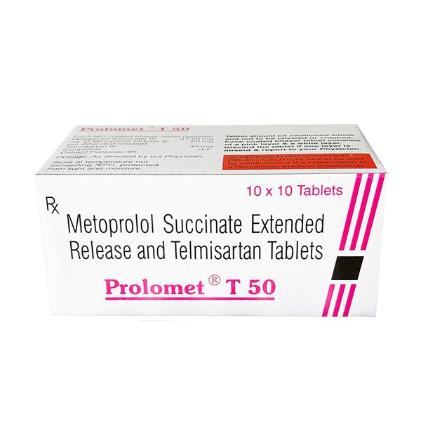 PROLOMET T 50 Tablet 10's - Hypertension-Ang