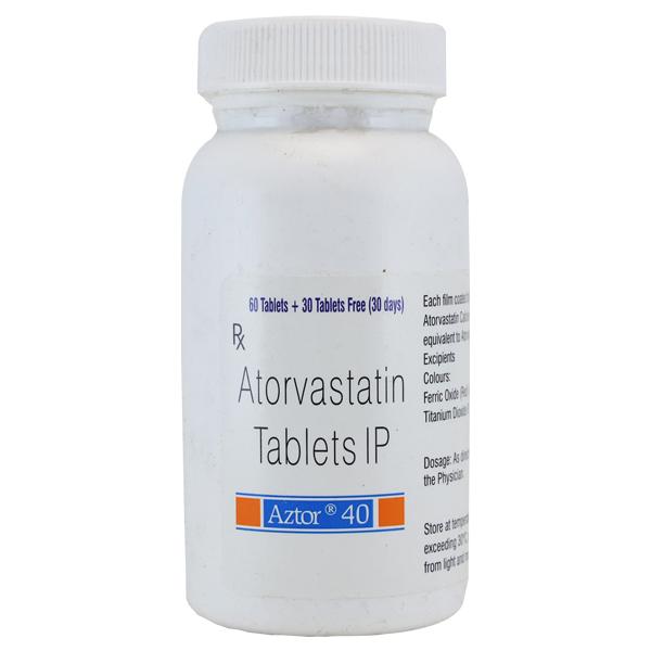 AZTOR 40 Tablet 90's - High Cholesterol-Dys