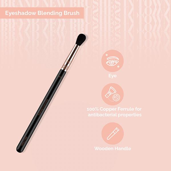 Miss Claire M10 - Eyeshadow Blending Brush (Rose Gold) 1's - Eye Brush