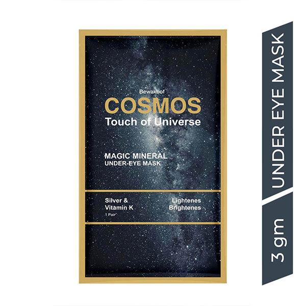 Cosmos by Bewakoof Brightning Magic Mineral Under Eye Mask Powered By Silver & Vitamin-K 3 gm