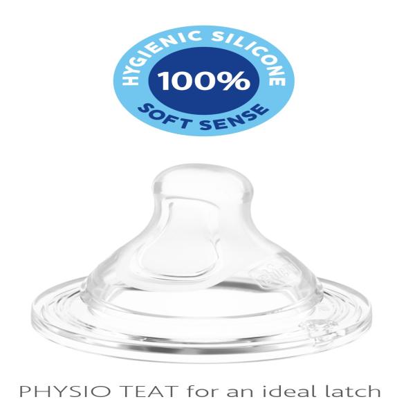 Chicco Physio Teat Anti-Colic 4M + Perfect Latch Slow 1's - Feeding & Nursing