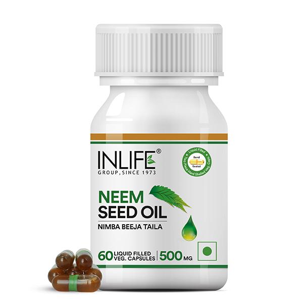 Netmeds | INLIFE Neem Seed Oil Capsules 60's