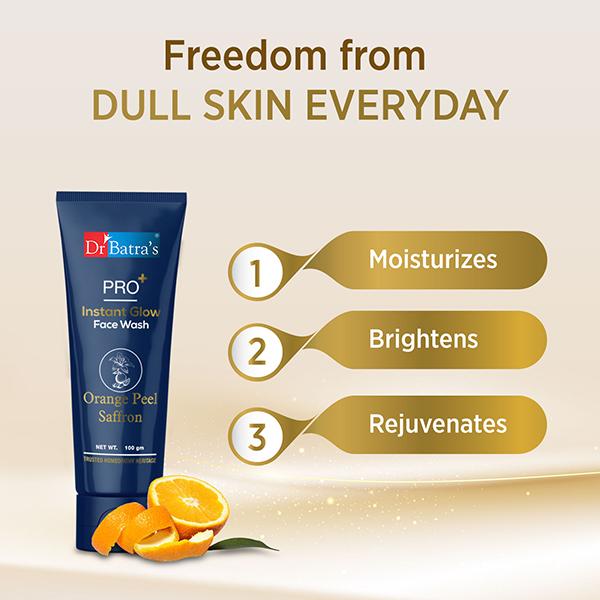 Dr Batra's PRO+ Instant Glow Face Wash 100gm - Face Washes