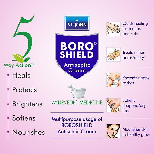 VI-John Boroshield Antiseptic Ayurvedic Cream 19 ml - Bb & Cc Creams