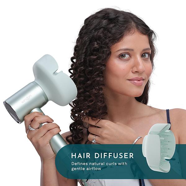 Winston Airizona Hair Dryer with Plasma Technology, 110,000 RPM BLDC Motor, LCD Display, 6 Modes, 3 Attachment 2600 gm - Hair Dryers