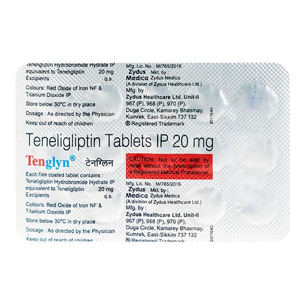 Tenglyn 20mg Tablet 15'S - Diabetes-Ant