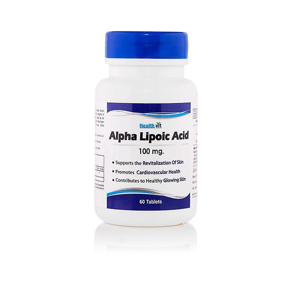 HealthVit Alpha Lipoic Acid 100 mg Tablet 60's