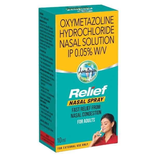 Netmeds | Amrutanjan Relief NASAL SPRAY 10 ml
