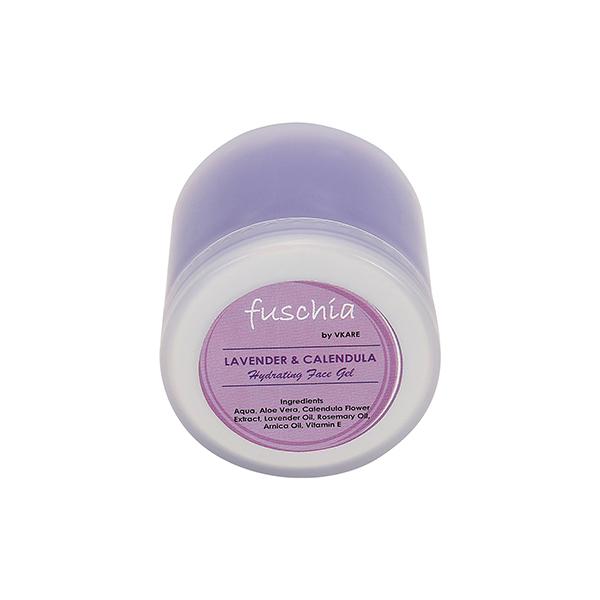 Fuschia Hydrating Face Gel - Lavender & Calendula 100 gm - Face Gels