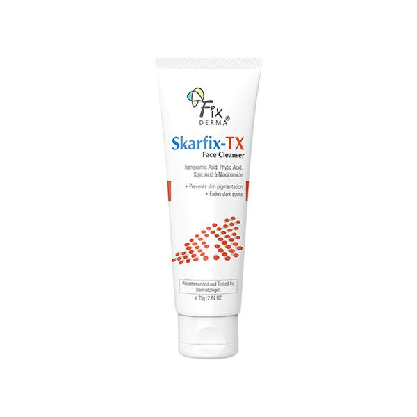 Netmeds | Fixderma Skarfix -TX Face Cleanser with Tranexamic Acid, Kojic Acid & Niacinamide 75 gm