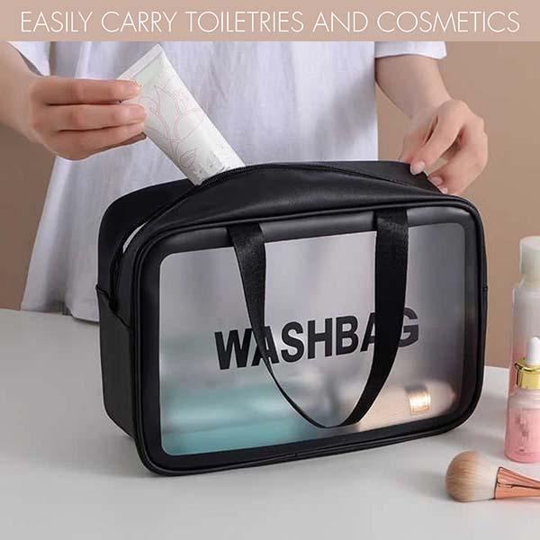 Allure Washable Cosmetic Large Bag Color Black 1's - Makeup Bags & Cases