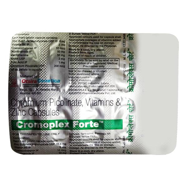 Cromoplex Forte Capsule 10'S - Supplements-Vam