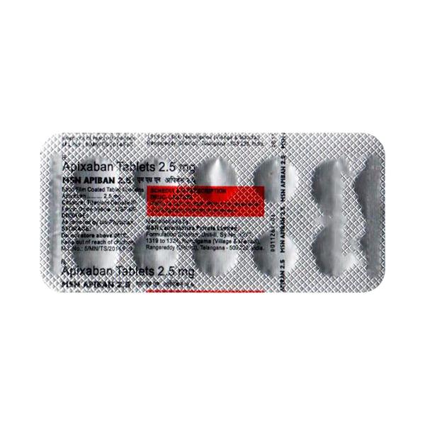 MSN APIBAN 2.5 Tablet 10's - Blood Clot-Ant