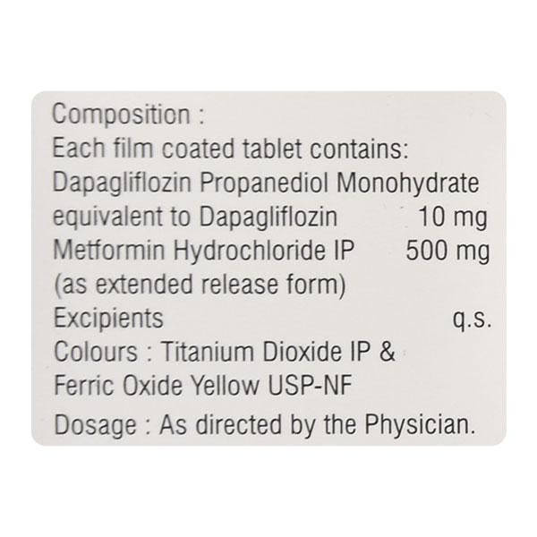 EMILDAP M 10/500 Tablet 10's - Diabetes-Ant