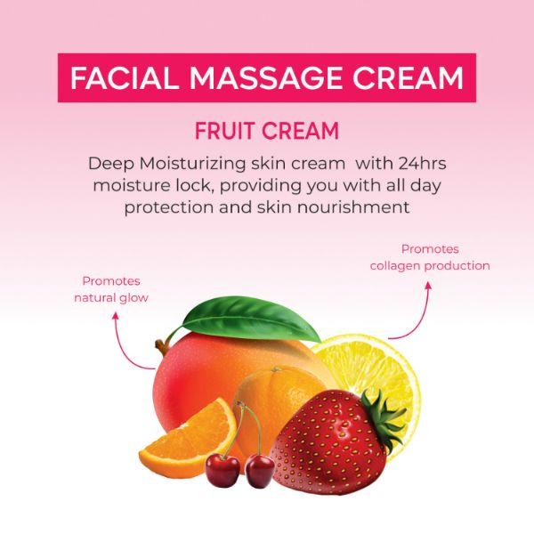 Bee One Mix Fruit Massage Cream 900 ml - Lotions & Creams