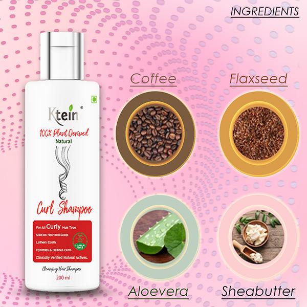 Ktein Natural Plant Derived Curl Shampoo 200 ml - Shampoos