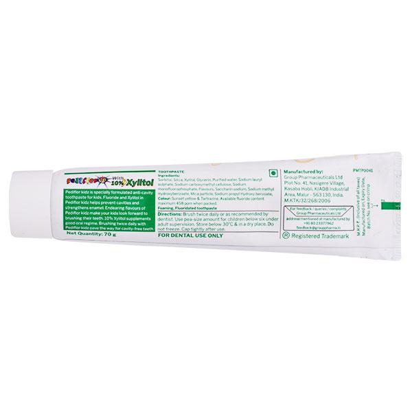 PEDIFLOR KIDZ MELON FLAVOUR Tooth Paste 70gm - Oral Care - P-Mou