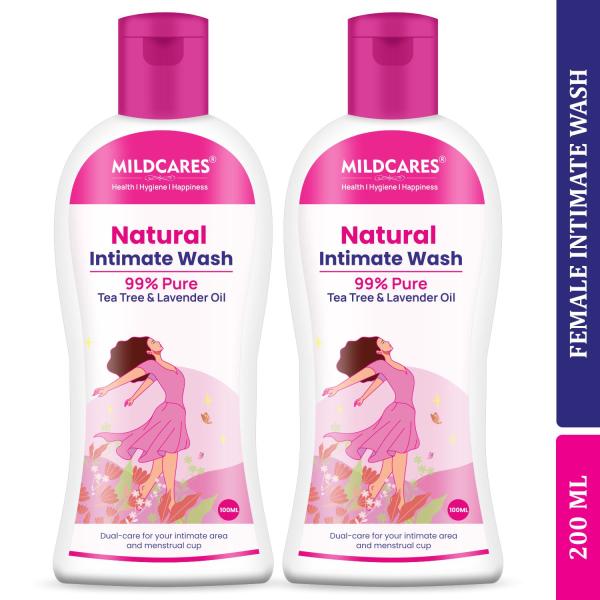 Netmeds | MildCares Natural Intimate Wash For Women (PacK of 2 x 100 ml)