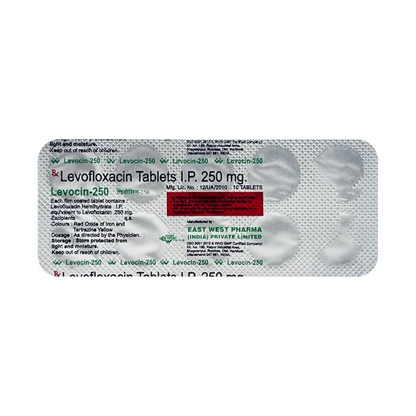 Levocin 250mg Tablet 10'S