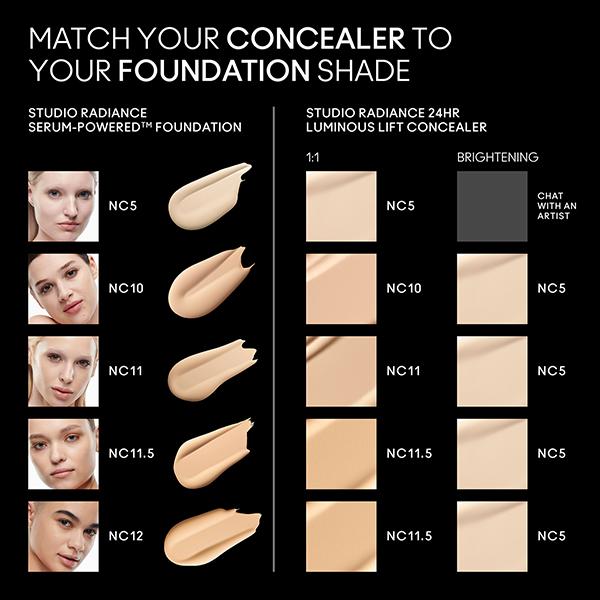 M.A.C Studio Radiance 24hr Luminous Lift Concealer - NC17 11 ml - Concealer