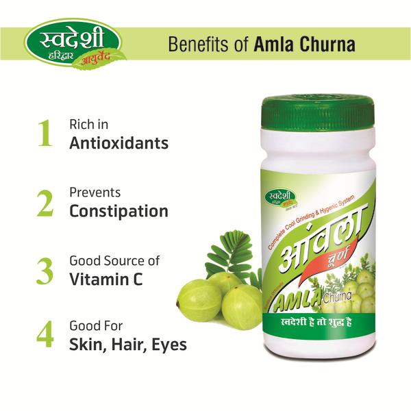 Swadeshi Amla Churna Powder 100 gm - Speciality Medicines