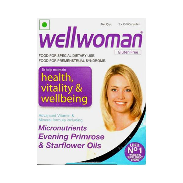 Netmeds | WELLWOMAN GLUTEN FREE Capsule 15's