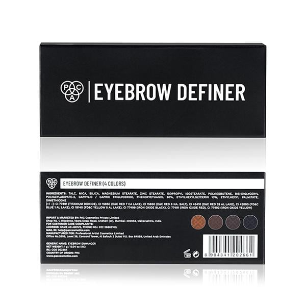 PAC Eyebrow Definer 4 Colors 1 gm - Eyebrow Pencils & Enhancers
