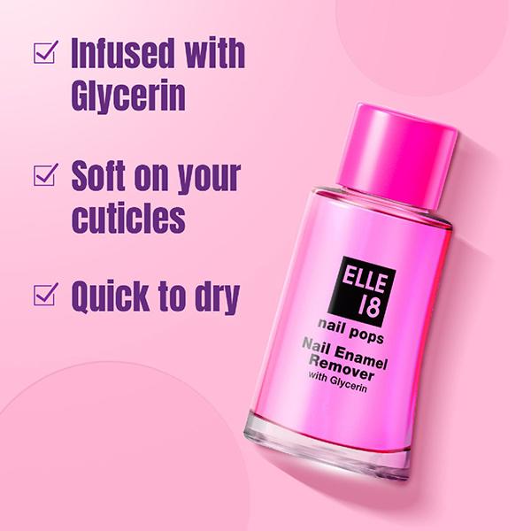 Elle18 Nail Enamel Remover 30 ml - Nail Polish Remover