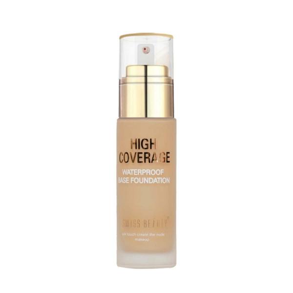 Swiss Beauty High Coverage Waterproof Base Foundation - (Natural Nude) 55 gm - Foundation