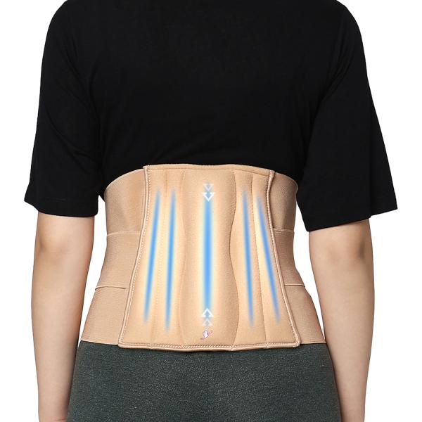 Netmeds | Flamingo Lumbar Sacro Belt - Beige (OC - 2001) (L)