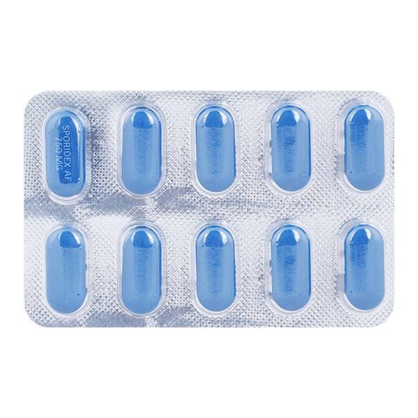 Sporidex AF 750mg Tablet 10'S - Bacterial Infections-Cep