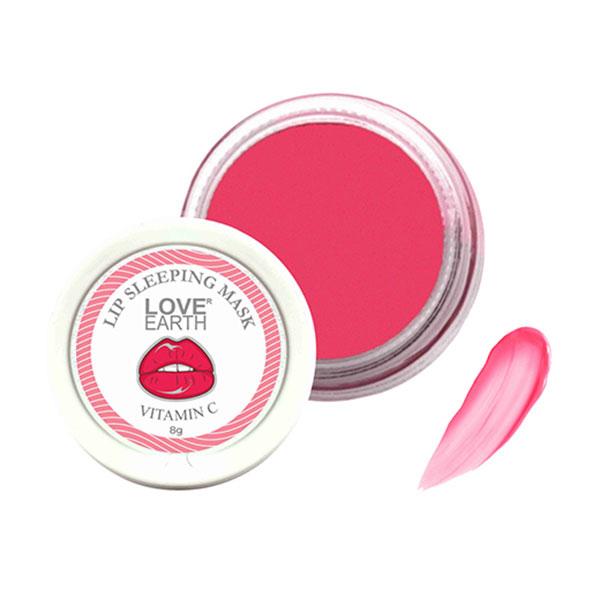 Netmeds | Love Earth Lip Sleeping Mask with Vitamin C & E & Jojoba Oil 8 gm
