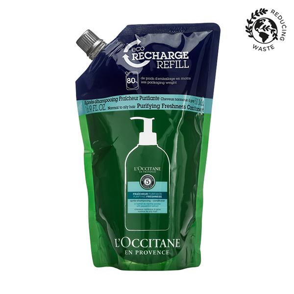 L'Occitane En Provence Purifying Freshness Shampooing Conditioner Eco Reacharge Refill 500ml
