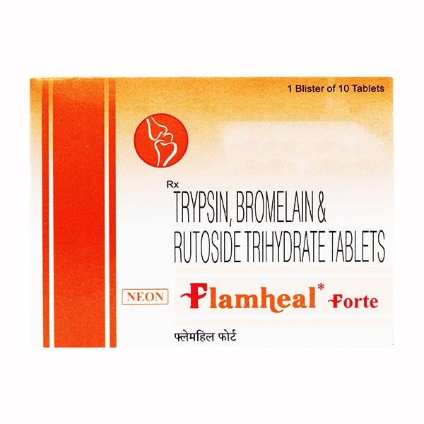 Flamheal Forte Tablet 10'S - Pain relief-Ant
