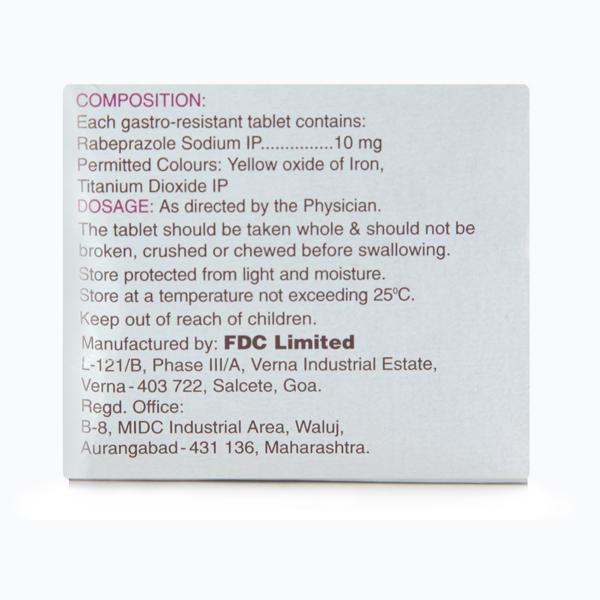 Pepcia 10mg Tablet 10'S - Ulcer/Reflux/Flatulence-Aaa