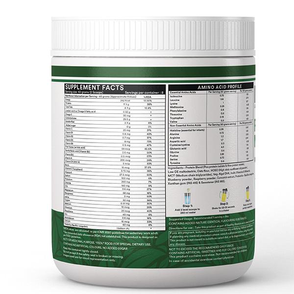 INLIFE Plant Based Meal Shake Powder - Mango 500 g - Weight Loss