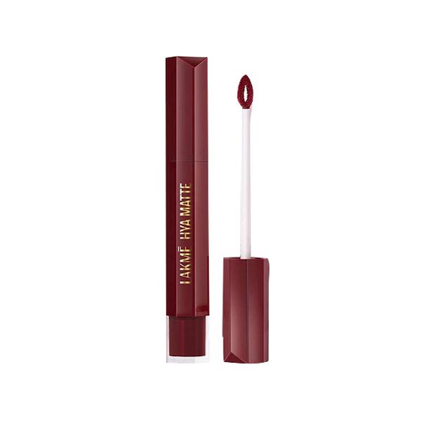Netmeds | Lakme 9To5 Hya Matte Lip Liquid + Hyaluronic Acid Afterhourswine 5.3 ml