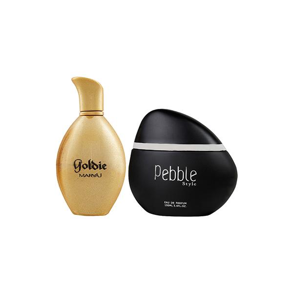 Maryaj Goldie EDP Fruity Floral Perfume And Maryaj Pebble Style EDP Spicy Woody Perfume 200 ml - Perfumes (Edt/Edp)