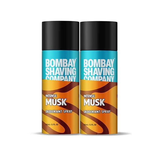 Bombay Shaving Company Musk 150ml x 2 Deodorant Spray For Men 2's - Men Perfumes (Edt/Edp)