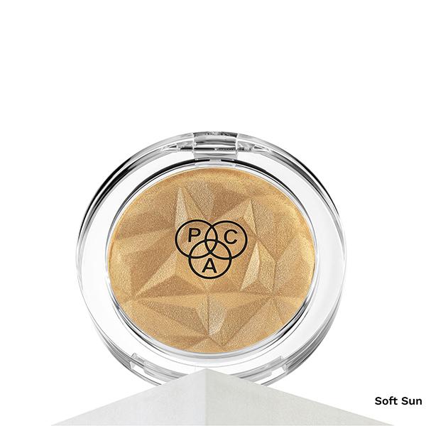 Netmeds | PAC Killer Glow Powder Highlighter Micro Pearls Rose Gold Luminous HD Shine - Soft Sun (8.11 g)
